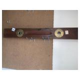 WOOD AND BRASS LEVEL