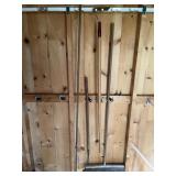 GARDEN TOOLS, BROOMS, ETC.