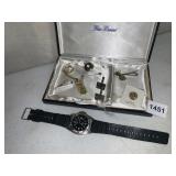 PULSAR WATCH, JOSTEN PIN, KEY CHAIN, CUFF LINKS