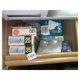 CAMERA FLASH BULBS AND OTHER BULBS