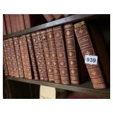 LEATHER BOUND BOOK SET FINE EDITIONS PRESS