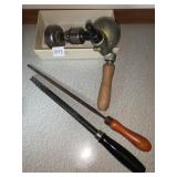 KEYHOLE SAW AND FILES