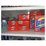 BRILLO PADS 7 BOXES & KLEENEX