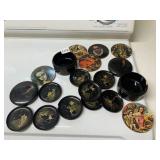 COASTER SET IN HOLDERS