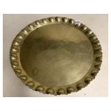 LARGE BRASS SERVING TRAY