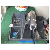 CADDY AND ELECTRIC DRILL