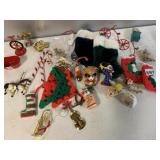 CHRISTMAS ORNAMENTS, STOCKING, ETC.