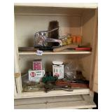 STAPLER, BRUSHES, ETC.