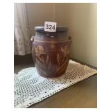 HAND DECORATED CROCK SIGNED BASE