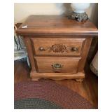 PINE NIGHTSTAND 24" X 23" X 15" D