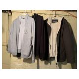 WEATHERPROOF M WARM JACKET AND TWO HOODIES