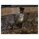 GLASSES, DECANTER, ETC.