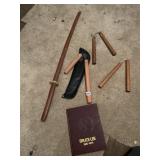 BRUCE LEE BOOK, SWORD, ETC.