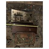 METAL FIREPLACE SCENE, HORSE SCENE