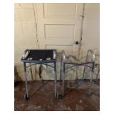 TWO WALKERS ONE W/ TRAY