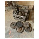 STEEL WEIGHTS AND CRATE