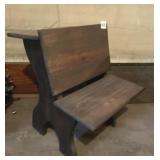 CHILD OR DOLL SIZE WOOD SCHOOL DESK