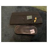 MILITARY HATS AND PINS, BRUSH