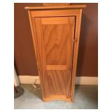 SMALL CABINET WITH DOOR, IN GOOD CONDITION, 48" X