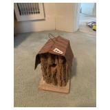 BIRD HOUSE MADE WITH BARK