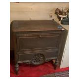 WOOD DROP FRONT CABINET