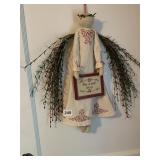 ANGEL W/ SIGN AND VELVET VERSE