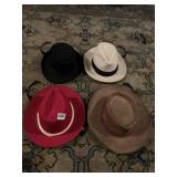 4 HATS, SMALL AND MEDIUM