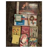 MONOPOLY, STRATEGO, DICTIONARY BOOKS