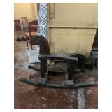 WOOD ROCKING HORSE