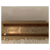 "BLESS OUR HOUSE" TIN SIGN