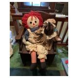 RAGGEDY ANNE DOLL W/ DRESS