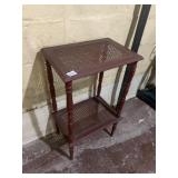 TWO TIER TABLE CANE TOP