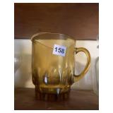 AMBER COLORED PITCHER