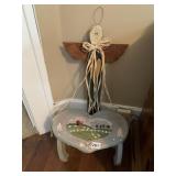 HAND PAINTED W/ ANGEL BACK