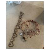 DRIED FLOWERS, BELL, WREATH