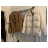 BROWN WILSON LEATHER JACKET, MEDIUM WHITE JACKET