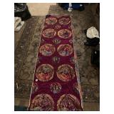 BEAUTIFUL ORIENTAL WRAP W/ GOLD ACCENT176" X 28"