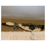 WOODEN GOOSE DECORATION APPROX. 36" LONG