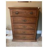 BASSETT 5 DRAWER CHEST OF DRAWERS