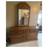 BASSETT DRESSER W/ MIRROR