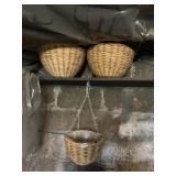 ASSORTED BASKETS INCL. HANGING