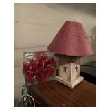 STAR DESIGN LAMP AND LIGHT UP BOW