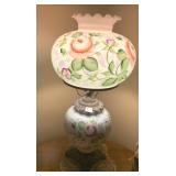 VINTAGE PARLOR HURRICANE LAMP