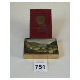 PENNSYLVANIA RAILROAD BOXED PLAYING CARDS BROWN