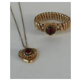 VINTAGE GOLD FILLED SWEETHEART EXPANDABLE