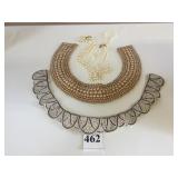 PEARL COLLAR BEADED COLLAR HAND MADE TOP HIT