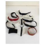 WRISTWATCH WITH BLACK BAND ASSORTED OTHER LEATHER