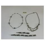 CUSHION CUT RHINESTONE BRACELET WITH EXTENSION