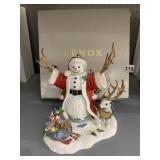 LENOX CHRISTMAS GREETINGS FIGURINE NEW IN ORIGINAL