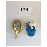 TWO CAT PINS